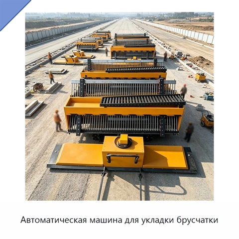 Автоматическая машина для укладки брусчатки