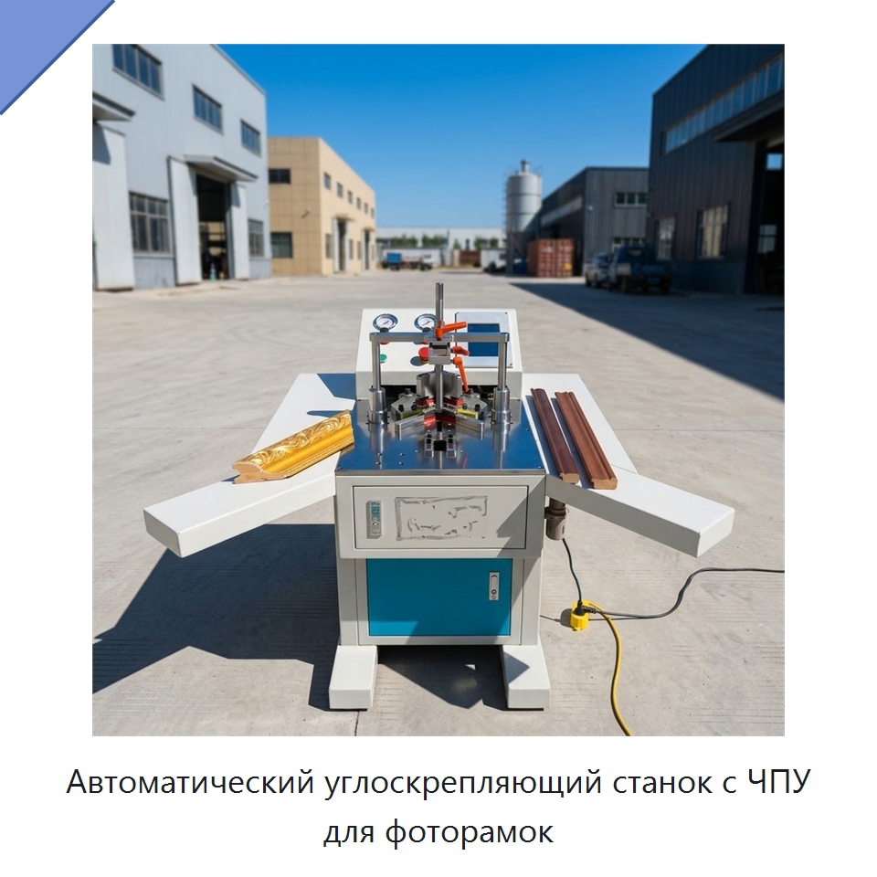Автоматический углоскрепляющий станок с ЧПУ для фоторамок — Специальное деревообрабатывающее оборудование