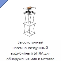 Высокоточный наземно-воздушный амфибийный БПЛА для обнаружения мин и металла