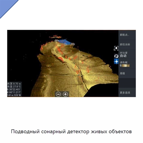 Подводный сонарный детектор живых объектов