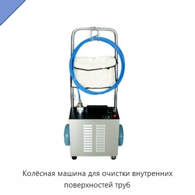 Колёсная машина для очистки внутренних поверхностей труб