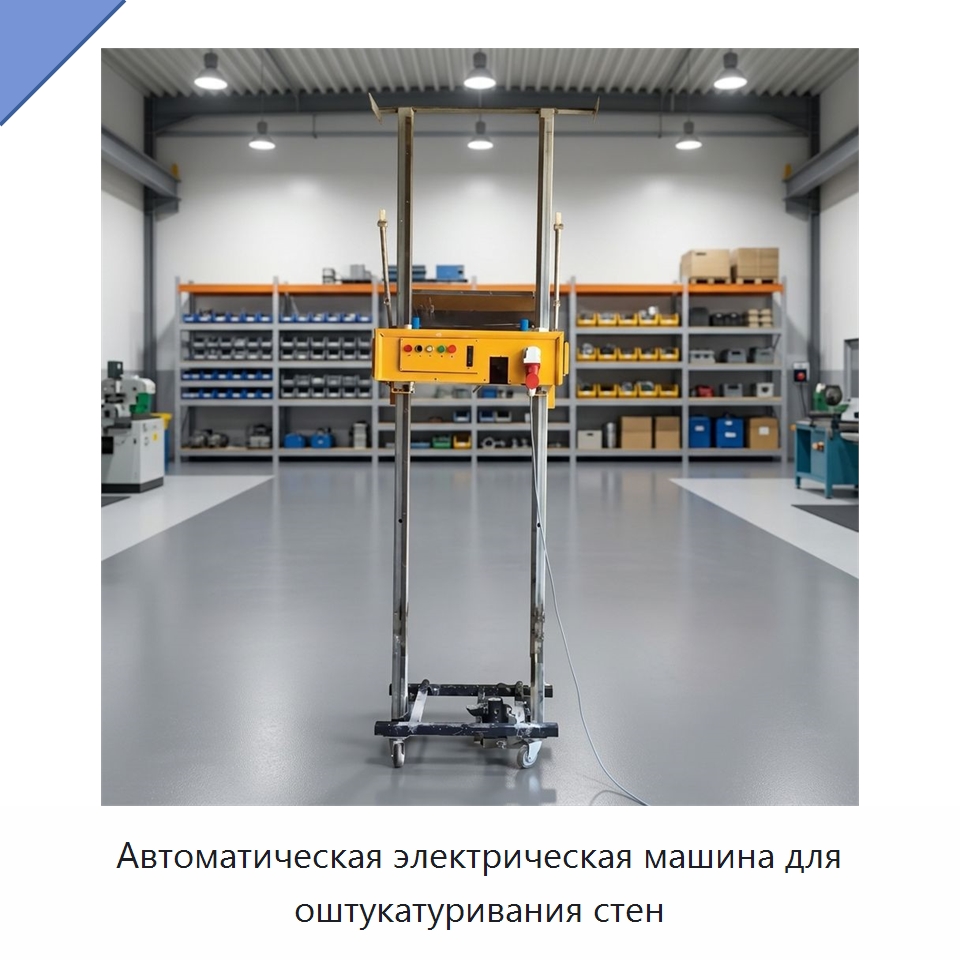 Автоматическая электрическая машина для оштукатуривания стен — Штукатурные машины