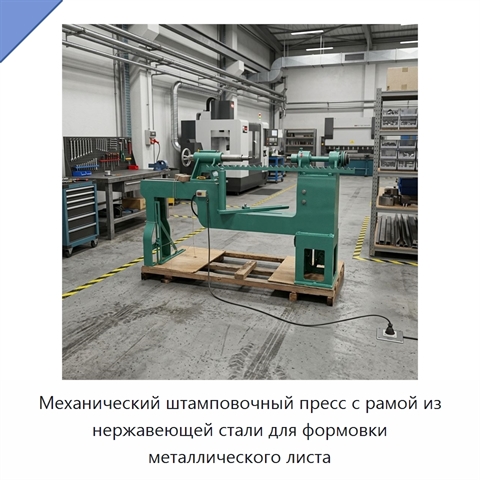 Механический штамповочный пресс с рамой из нержавеющей стали для формовки металлического листа