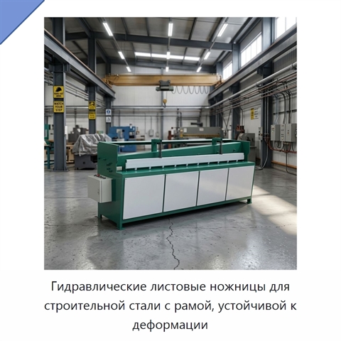 Гидравлические листовые ножницы для строительной стали с рамой, устойчивой к деформации