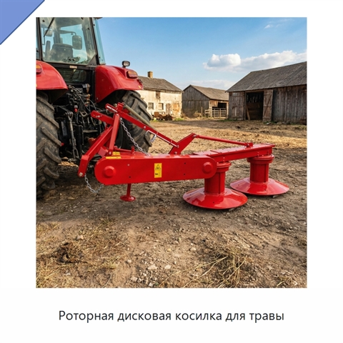 Роторная дисковая косилка для травы