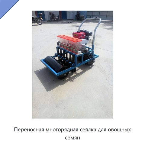 Переносная многорядная сеялка для овощных семян