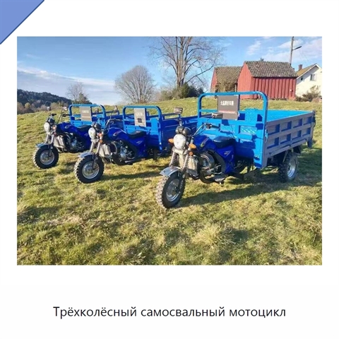 Трёхколёсный самосвальный мотоцикл