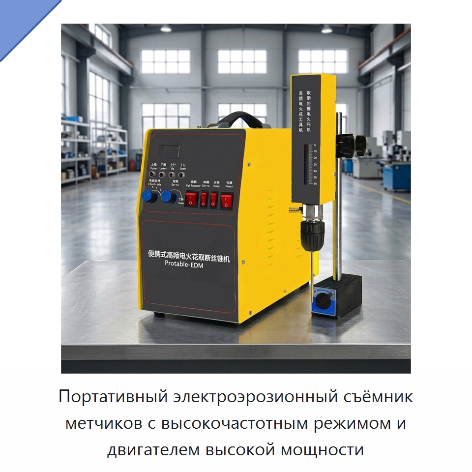 Портативный электроэрозионный съёмник метчиков с высокочастотным режимом и двигателем высокой мощности — Специальные машины и промышленное оборудование