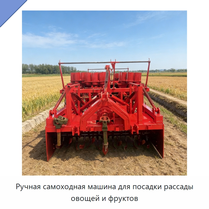 Ручная самоходная машина для посадки рассады овощей и фруктов — Специальные сельскохозяйственные машины