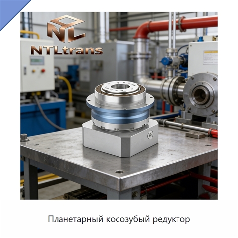 Планетарный косозубый редуктор