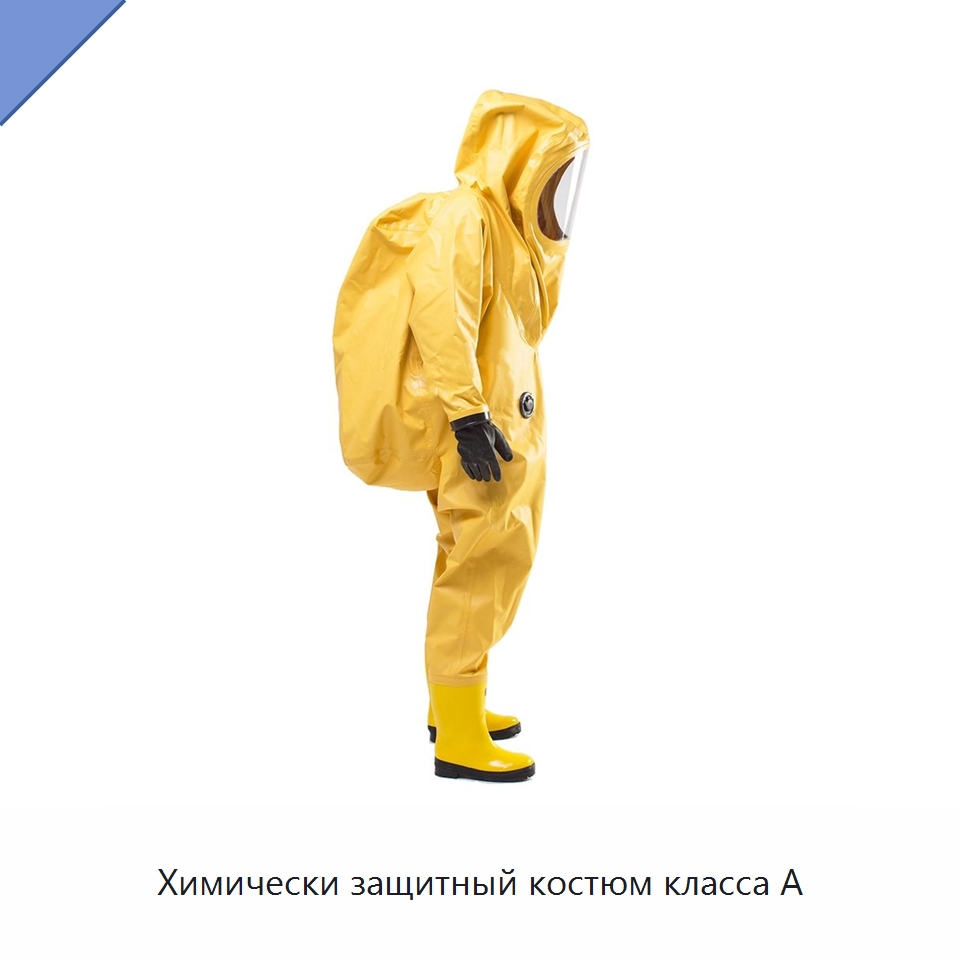 Химически защитный костюм класса A — Защитная одежда