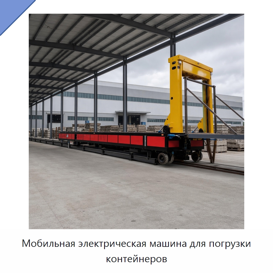 Мобильная электрическая машина для погрузки контейнеров — Комплектующие для подъемно-транспортного оборудования