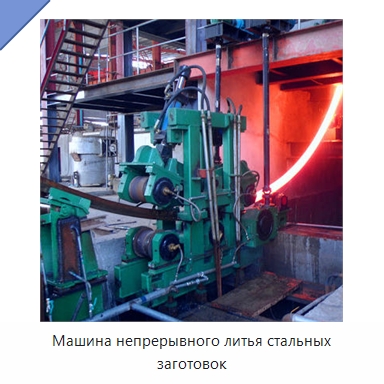 Машина непрерывного литья стальных заготовок — Литейное оборудование