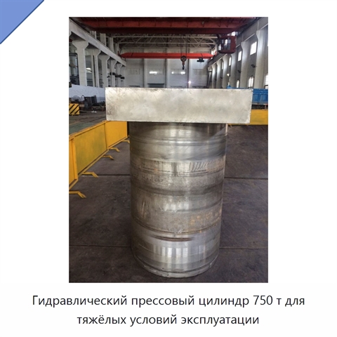 Гидравлический прессовый цилиндр 750 т для тяжёлых условий эксплуатации