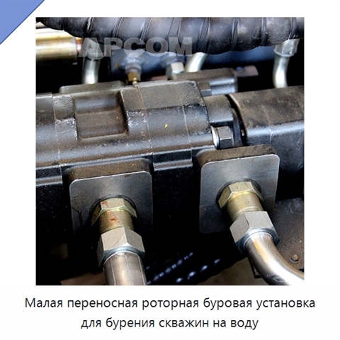 Малая переносная роторная буровая установка для бурения скважин на воду