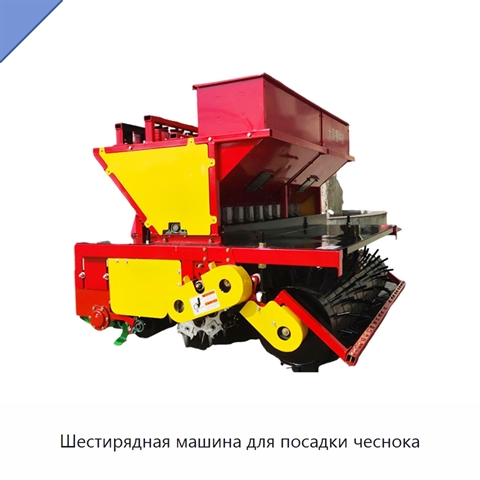 Шестирядная машина для посадки чеснока