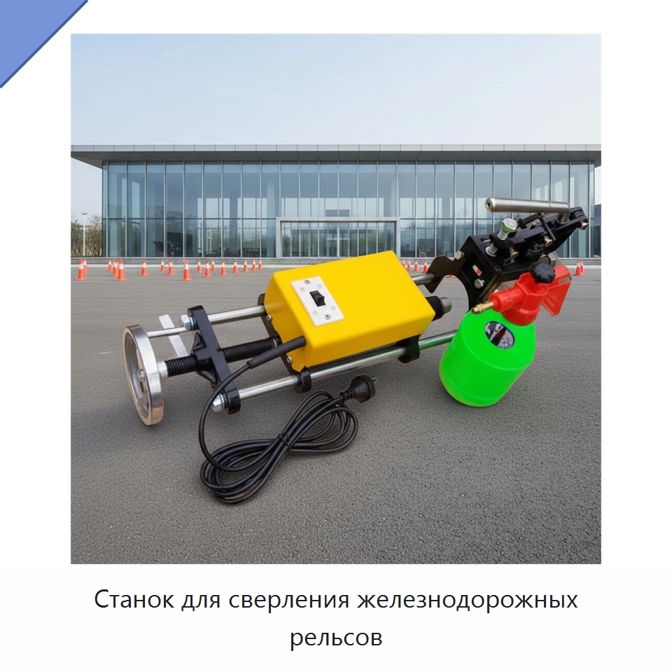 Станок для сверления железнодорожных рельсов — Горнодобывающее оборудование
