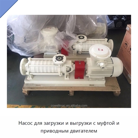Насос для загрузки и выгрузки с муфтой и приводным двигателем