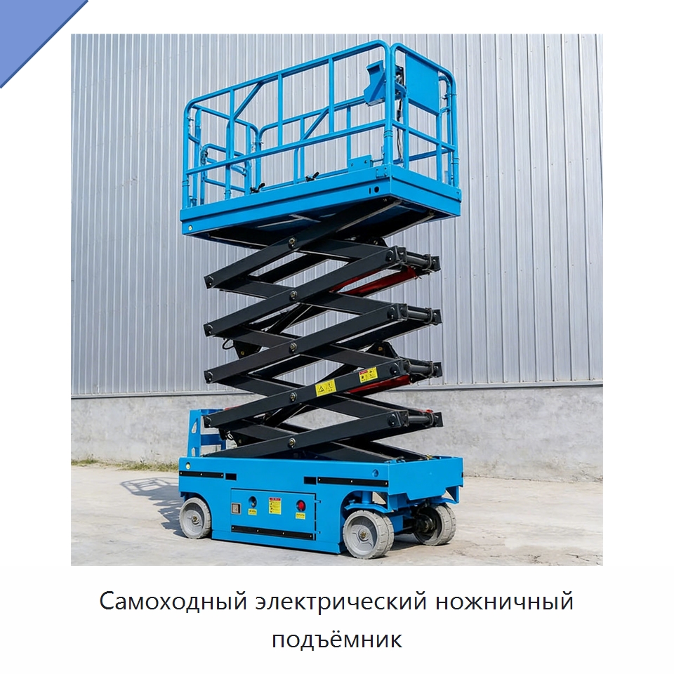 Самоходный электрический ножничный подъёмник — Подъемные столы