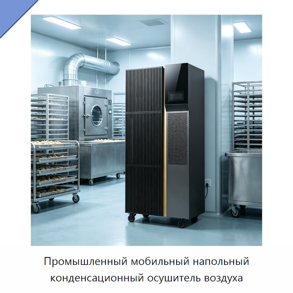 Промышленный мобильный напольный конденсационный осушитель воздуха — Воздухоочистительное оборудование