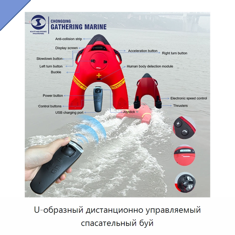 U-образный дистанционно управляемый спасательный буй — Спасательные круги