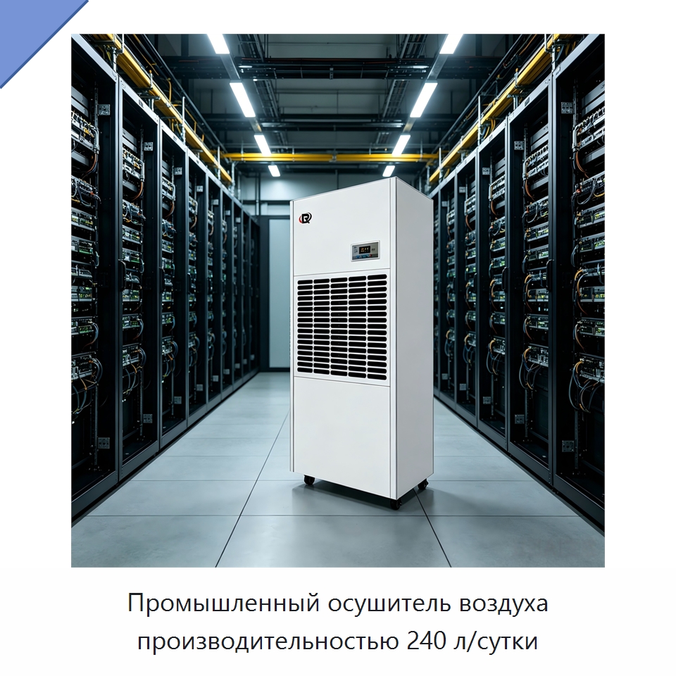 Промышленный осушитель воздуха производительностью 240 л/сутки — Воздухоочистительное оборудование