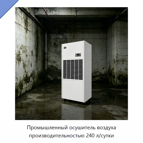 Промышленный осушитель воздуха производительностью 240 л/сутки