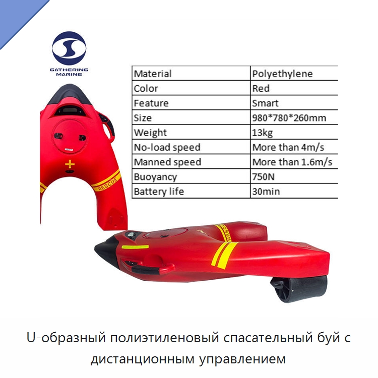 U-образный полиэтиленовый спасательный буй с дистанционным управлением — Спасательные круги