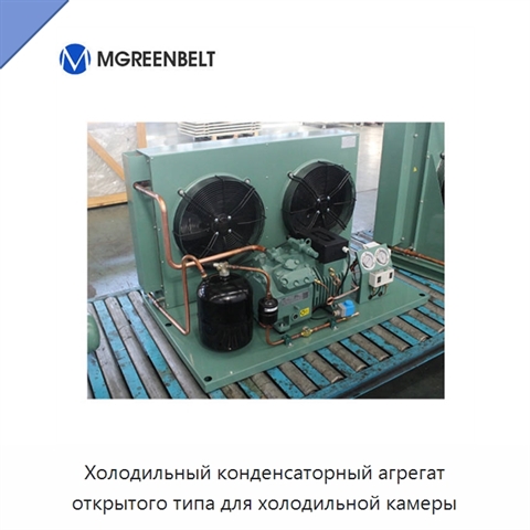 Холодильный конденсаторный агрегат открытого типа для холодильной камеры