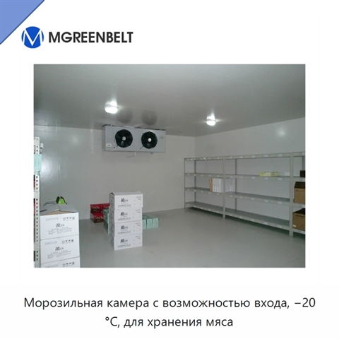 Морозильная камера с возможностью входа, −20 °С, для хранения мяса