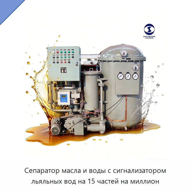 Сепаратор масла и воды с сигнализатором льяльных вод на 15 частей на миллион — Водоочистное оборудование