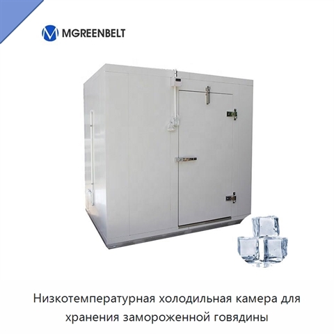 Низкотемпературная холодильная камера для хранения замороженной говядины
