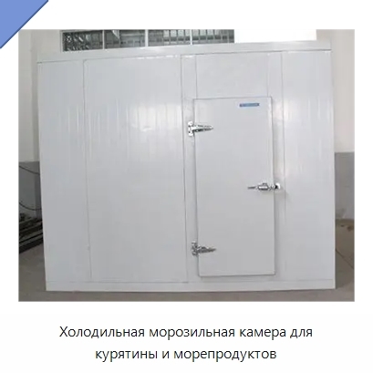 Холодильная морозильная камера для курятины и морепродуктов