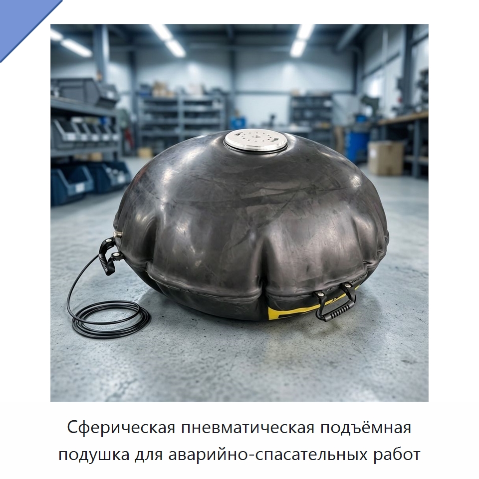 Сферическая пневматическая подъёмная подушка для аварийно-спасательных работ — Специальные водно-спасательные средства