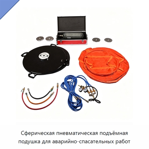 Сферическая пневматическая подъёмная подушка для аварийно-спасательных работ