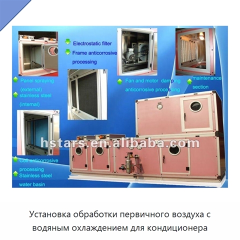 Установка обработки первичного воздуха с водяным охлаждением для кондиционера