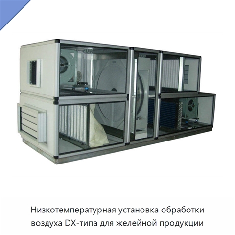 Низкотемпературная установка обработки воздуха DX-типа для желейной продукции