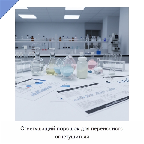 Огнетушащий порошок для переносного огнетушителя