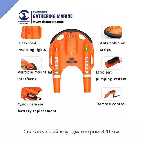 Спасательный круг диаметром 820 мм