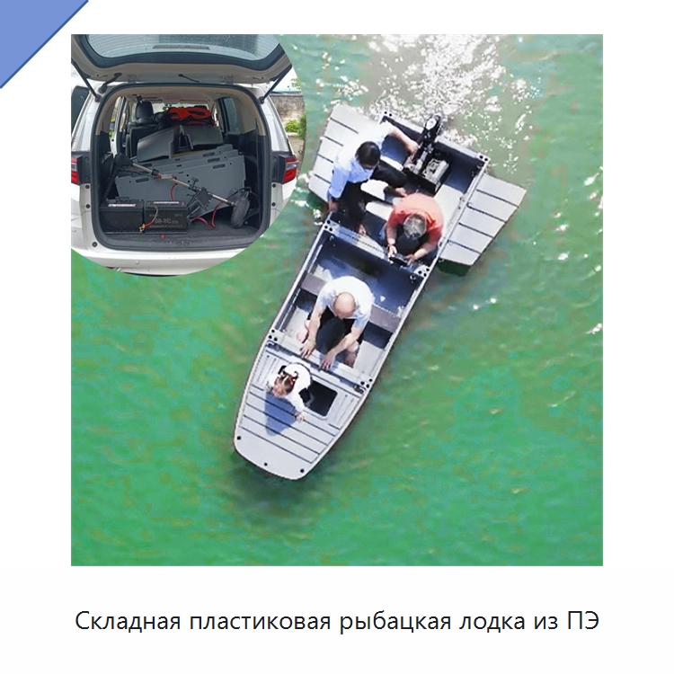 Складная пластиковая рыбацкая лодка из ПЭ — Рыболовные снасти