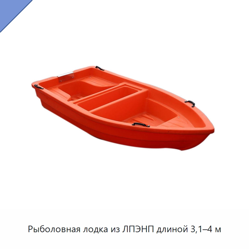 Рыболовная лодка из ЛПЭНП длиной 3,1–4 м — Специальные водно-спасательные средства