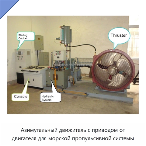 Азимутальный движитель с приводом от двигателя для морской пропульсивной системы