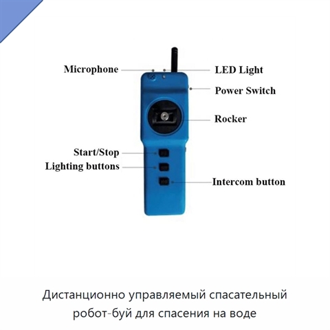 Дистанционно управляемый спасательный робот-буй для спасения на воде