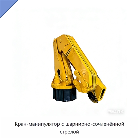 Кран-манипулятор с шарнирно-сочленённой стрелой