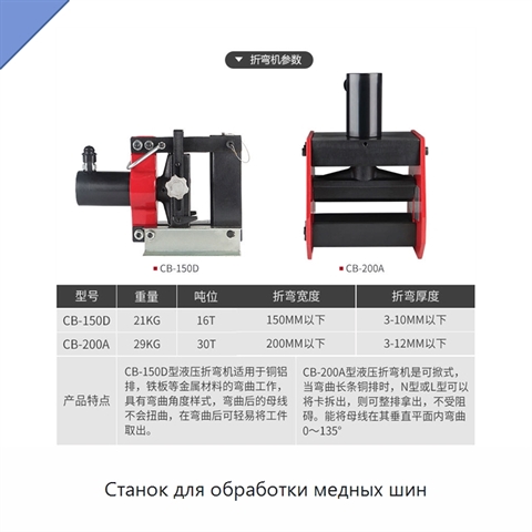 Станок для обработки медных шин