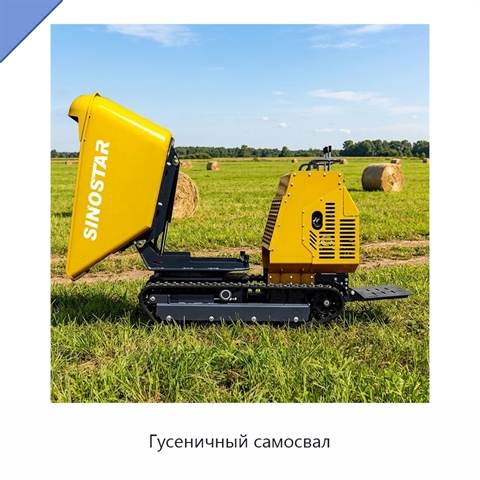 Гусеничный самосвал