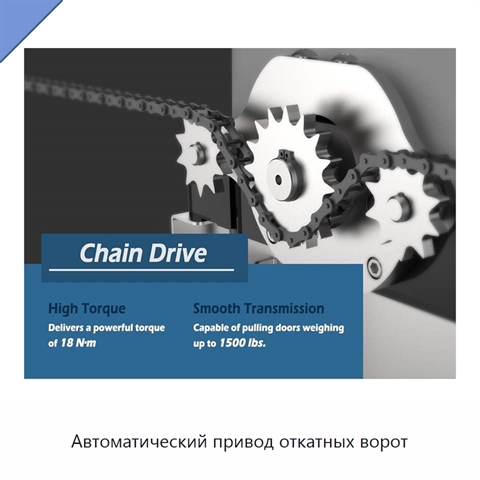 Автоматический привод откатных ворот