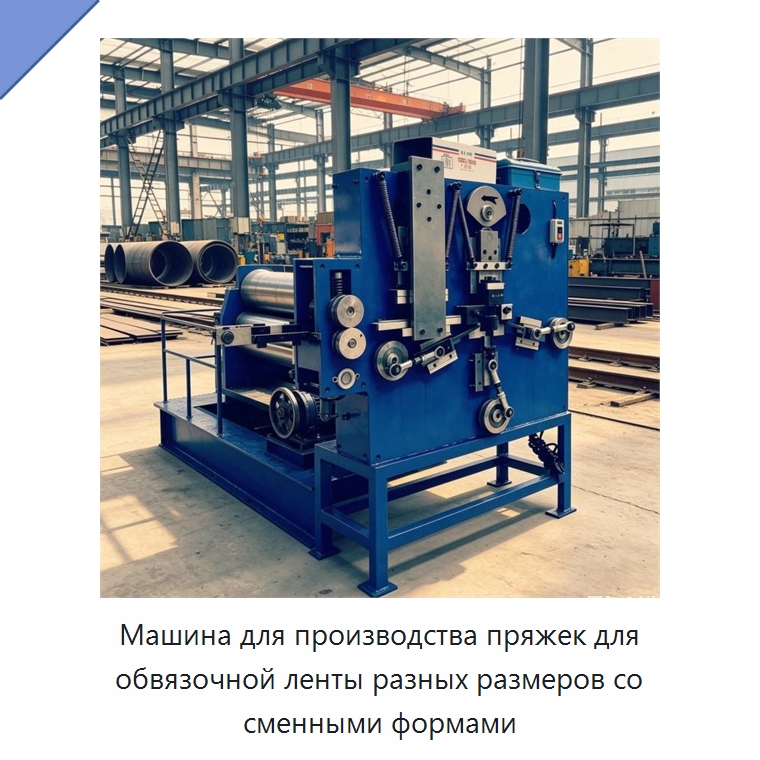 Машина для производства пряжек для обвязочной ленты разных размеров со сменными формами — Специальные упаковочные машины