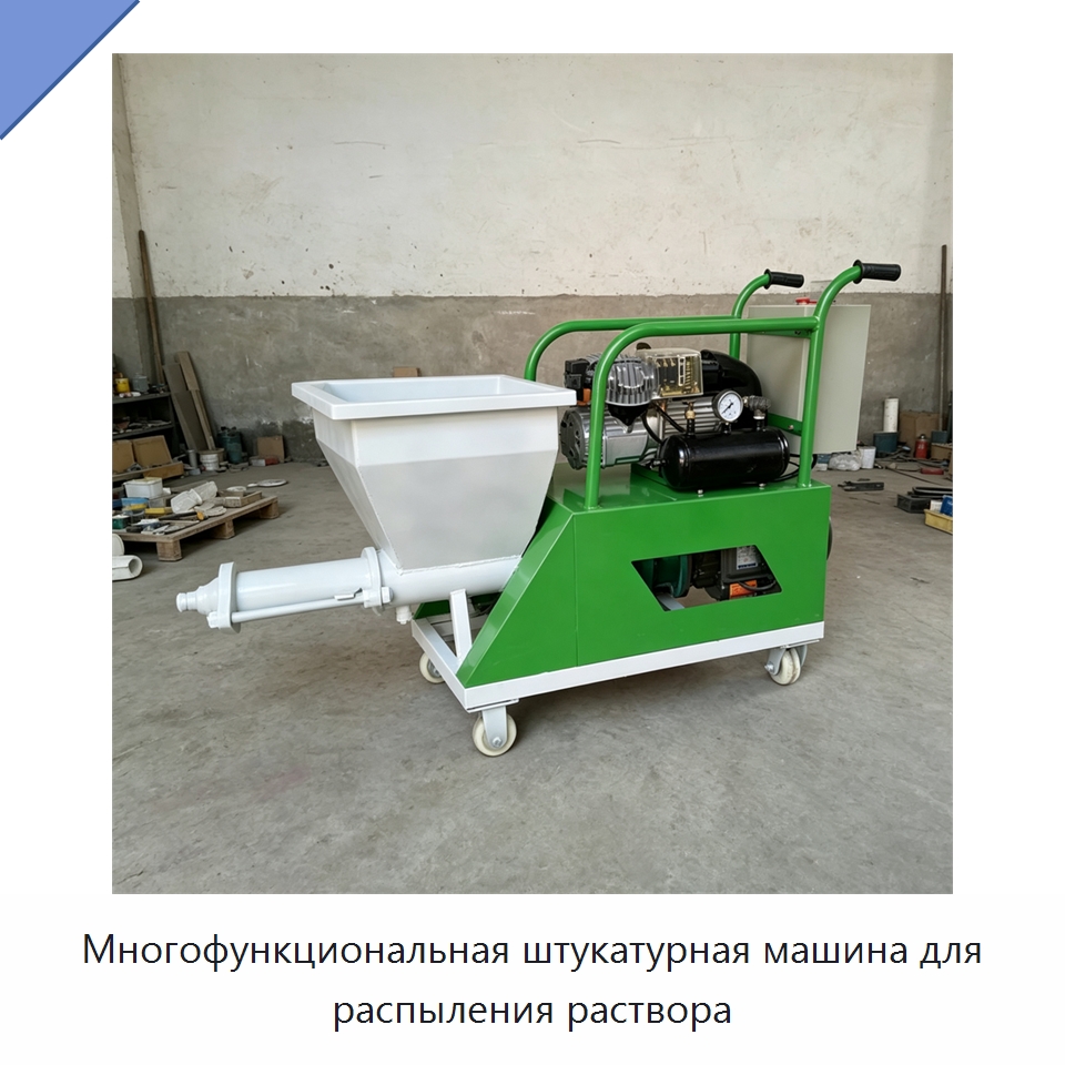 Многофункциональная штукатурная машина для распыления раствора — Специальная строительная техника