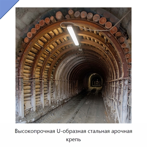 Высокопрочная U-образная стальная арочная крепь